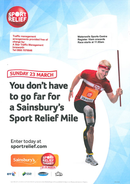 Quedgeley sport relief mile