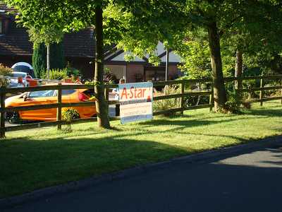 A-Star golf day entrance