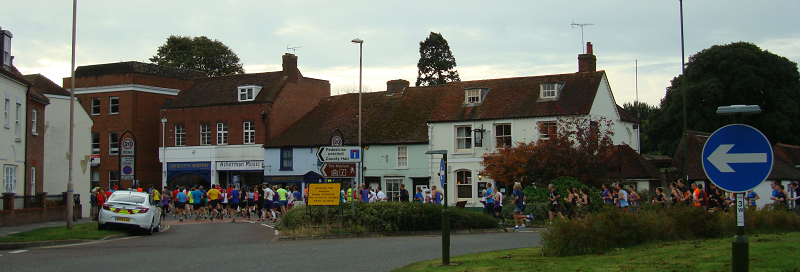 Chichester Half marathon start